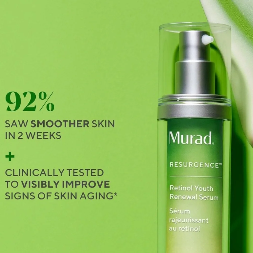$10❤️‍🔥 Murad Resurgence Retinol Youth Renewal Serum 🪞 NEW IN BOX AntiAging